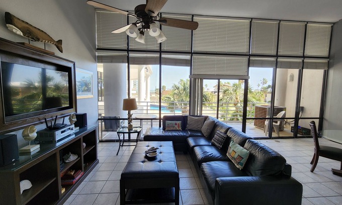 South Padre Island Condo | Your Own Island Paradise in this very spacious condo with elevated ceilings!