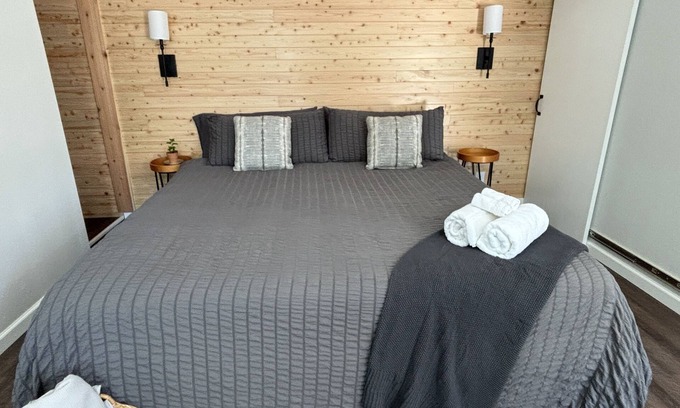 Burleson Apartment | Zen Den - jetted tub, massage chair, home theater, EV charger, King bed, parking