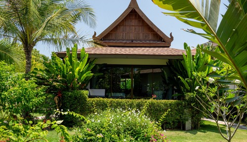 Luxury Room, 1 King Bed, Terrace, Garden View