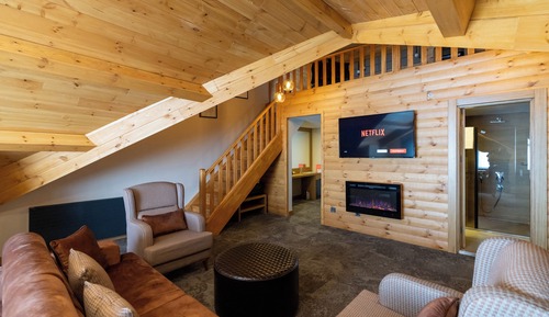 Presidential Suite, 1 Bedroom, Fireplace, Mountain View