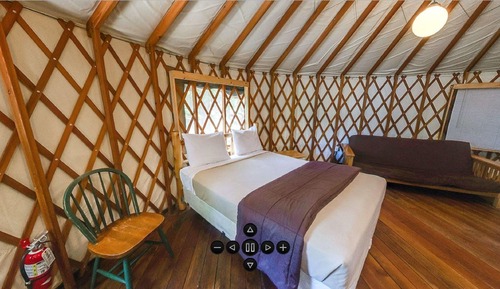 Studio, Non Smoking, Hill View (Hillside Yurt,No Pets,Linens Included)