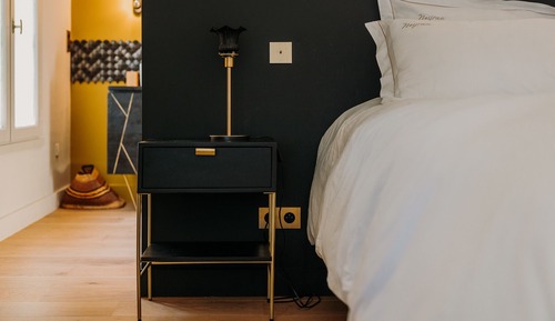Deluxe Double Room, Ensuite, Garden View (Les artistes)