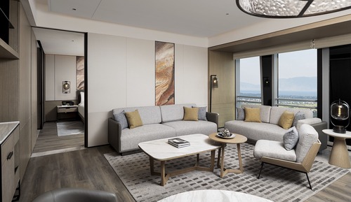 Executive Suite, 1 King Bed, City View