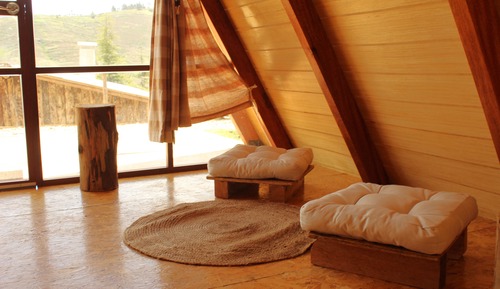 Standard Cabin, 1 Double Bed, Patio, Mountain View