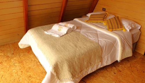 Standard Cabin, 1 Double Bed, Patio, Mountain View