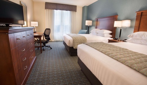 Deluxe Room, 2 Queen Beds, Accessible, Refrigerator & Microwave (Hearing Accessible, Roll in Shower)