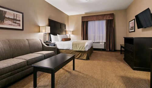 Standard Room, 1 King Bed, Non Smoking, Refrigerator & Microwave