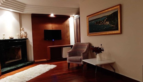 Room, Fireplace, Garden View