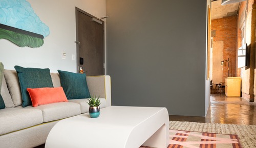 Suite, 2 Double Beds, City View