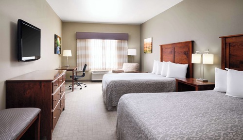 Standard Room, 2 Queen Beds, Non Smoking, Refrigerator & Microwave
