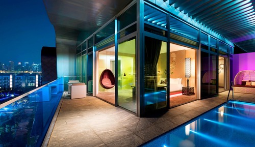 Fantastic Suite, 1 Bedroom Suite, 1 Super King Bed, Balcony, Top Floor, Private Outdoor Pool
