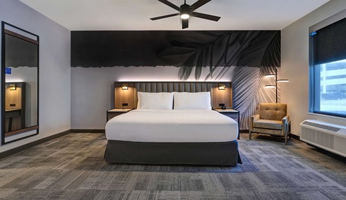 Studio, 1 King Bed, Accessible (Mob/Hearing, Roll-in Shower)
