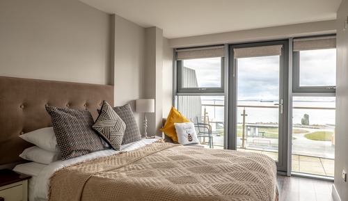 Deluxe Apartment, 2 Bedrooms, Sea View
