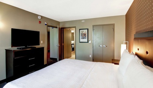 Suite, 1 King Bed, Accessible (Mobility & Hearing, Roll-in Shower)