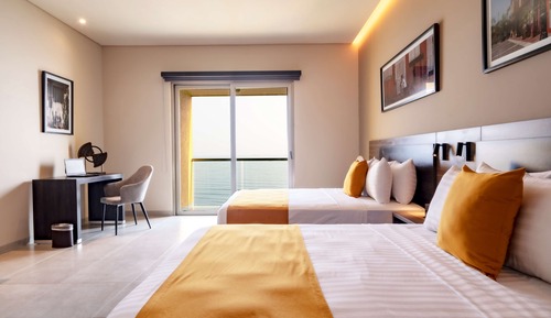 Standard Room, 2 Queen Beds, Non Smoking, Ocean View