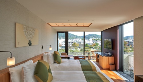 Premium Room, 2 Double Beds, Balcony (River)