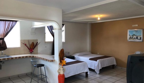 Basic Double Room, 2 Double Beds
