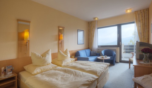 Single Room, View (south side, balcony)