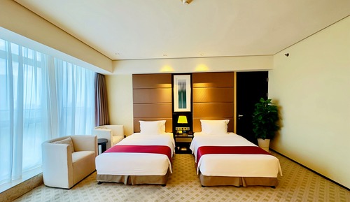 Standard Room, 2 Twin Beds, Smoking, Business Lounge Access