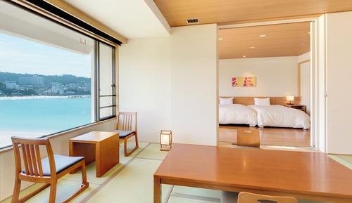 Connecting Japanese Western Room with Ocean View - Non-Smoking