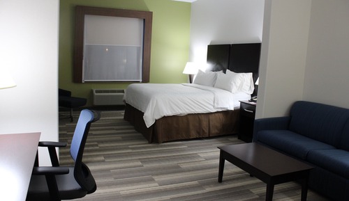 Suite, 1 King Bed, Accessible (Comm, Mobil Tran Shwr)