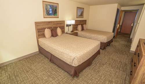 Room, 2 Queen Beds, Non Smoking, Refrigerator & Microwave