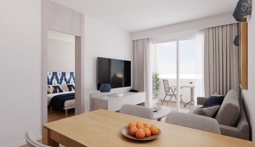 Superior Apartment, 1 Bedroom, Balcony, Sea View (2 adults + 2 children)