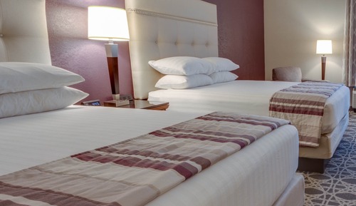 Deluxe Room, 2 Queen Beds, Refrigerator & Microwave