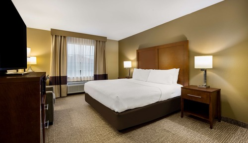 Standard Room, 1 King Bed, Non Smoking, Refrigerator & Microwave