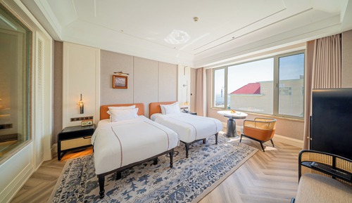 Deluxe twin bed room, Garden View