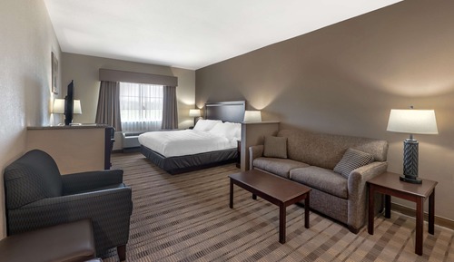 Suite, 1 King Bed, Non Smoking, Microwave