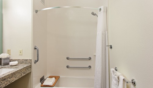 Studio Suite, 1 Queen Bed, Mobility Accessible, Kitchen (Accessible Tub)