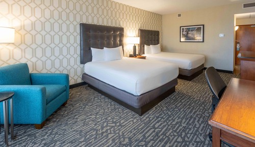 Deluxe Room, 2 Queen Beds, Refrigerator & Microwave (Upper Floor)