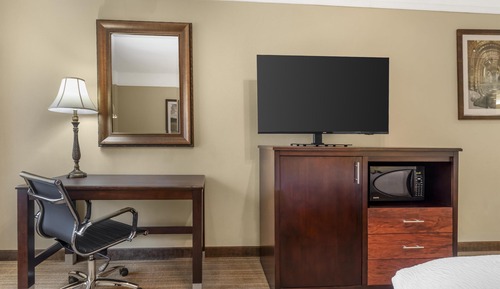 Standard Room, 1 King Bed, Non Smoking, Refrigerator & Microwave
