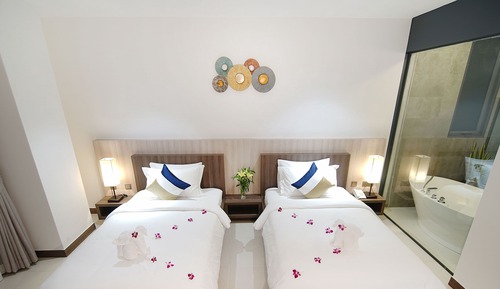 Deluxe Double or Twin Room, 2 Twin Beds, City View