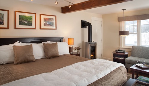 Garden Fireplace Cottage Room