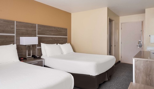Standard Room, 2 Queen Beds, Non Smoking, Refrigerator & Microwave