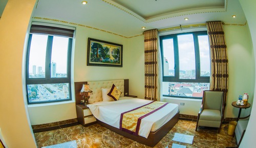 Superior Twin Room, 2 Queen Beds, City View, Corner