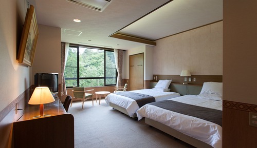 (Drink Inclusive) Twin Room River-view (Seseragi Plan start at 18:00) Non Smoking