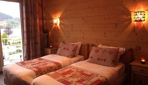 Annexe Chambre Twin, vue sur le lac, avec balcon