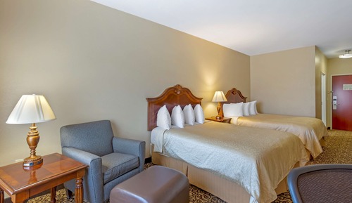 Standard Room, 2 Queen Beds, Non Smoking, Refrigerator & Microwave