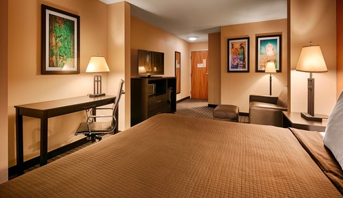 Suite, 1 King Bed, Non Smoking, Refrigerator & Microwave (with Sofabed)