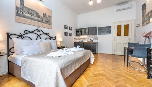 Design Apartment, Kitchenette, Courtyard View (St. Nicholas)