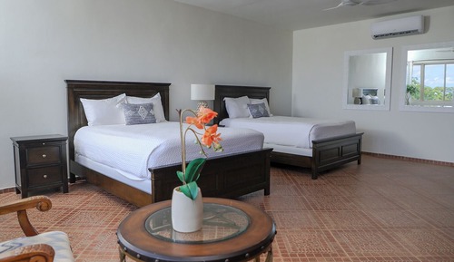 Quadruple Room, 2 Queen Beds, Non Smoking, Beach View