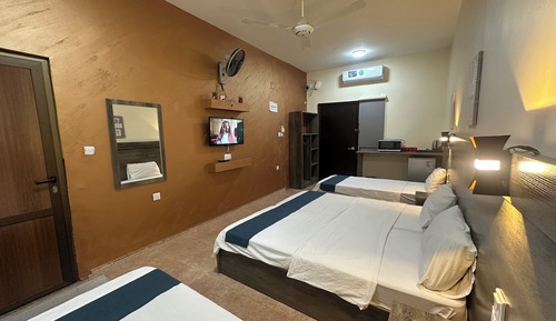 Economy Quadruple Room, 1 Bedroom, Terrace, Sea View
