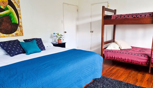 Deluxe Quadruple Room, Private Bathroom, Garden View