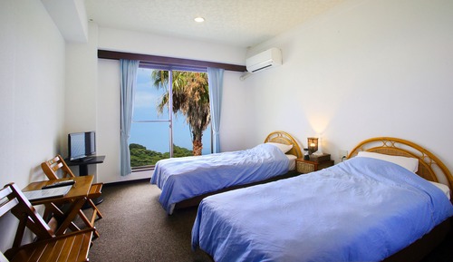 Economy Twin Bed Room [4th floor, No elevator, Ocean side] Non-smoking