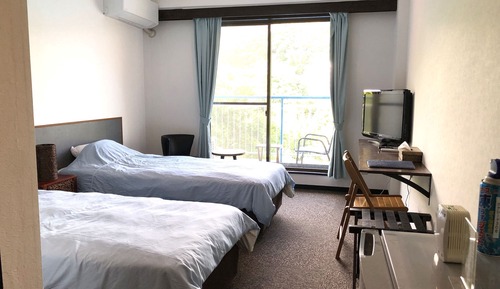 Economy Twin Bed Room [3rd floor, No elevator, Mountain side] Non-smoking