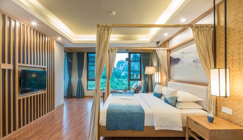 Deluxe Studio with Spa Bathtub,1 Bedroom, Mountain View