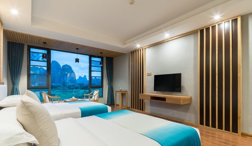 Deluxe Twin Room, Private Bathroom, Mountain View